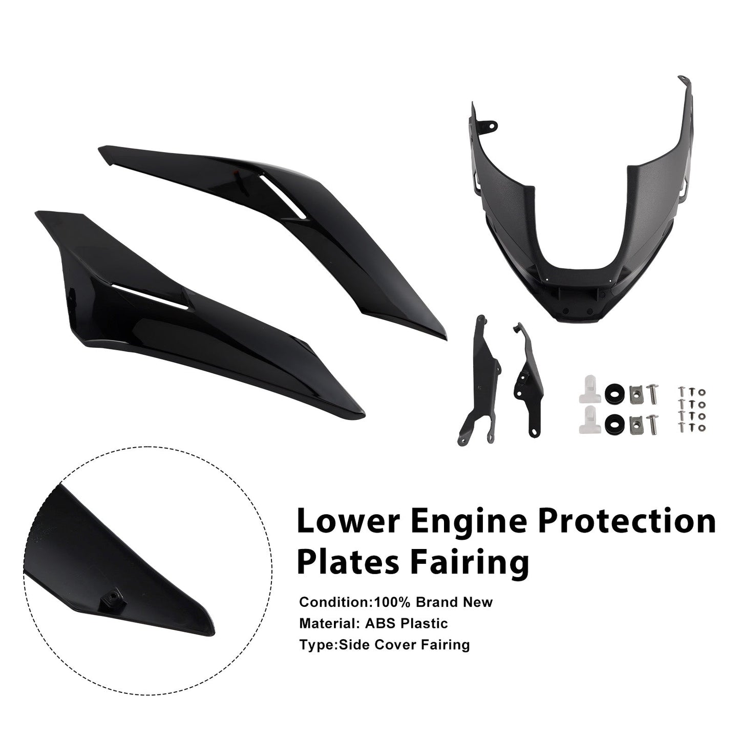 Pannelli inferiori del motore Street Triple 765 R/RS 2023-2025, carenatura protettiva