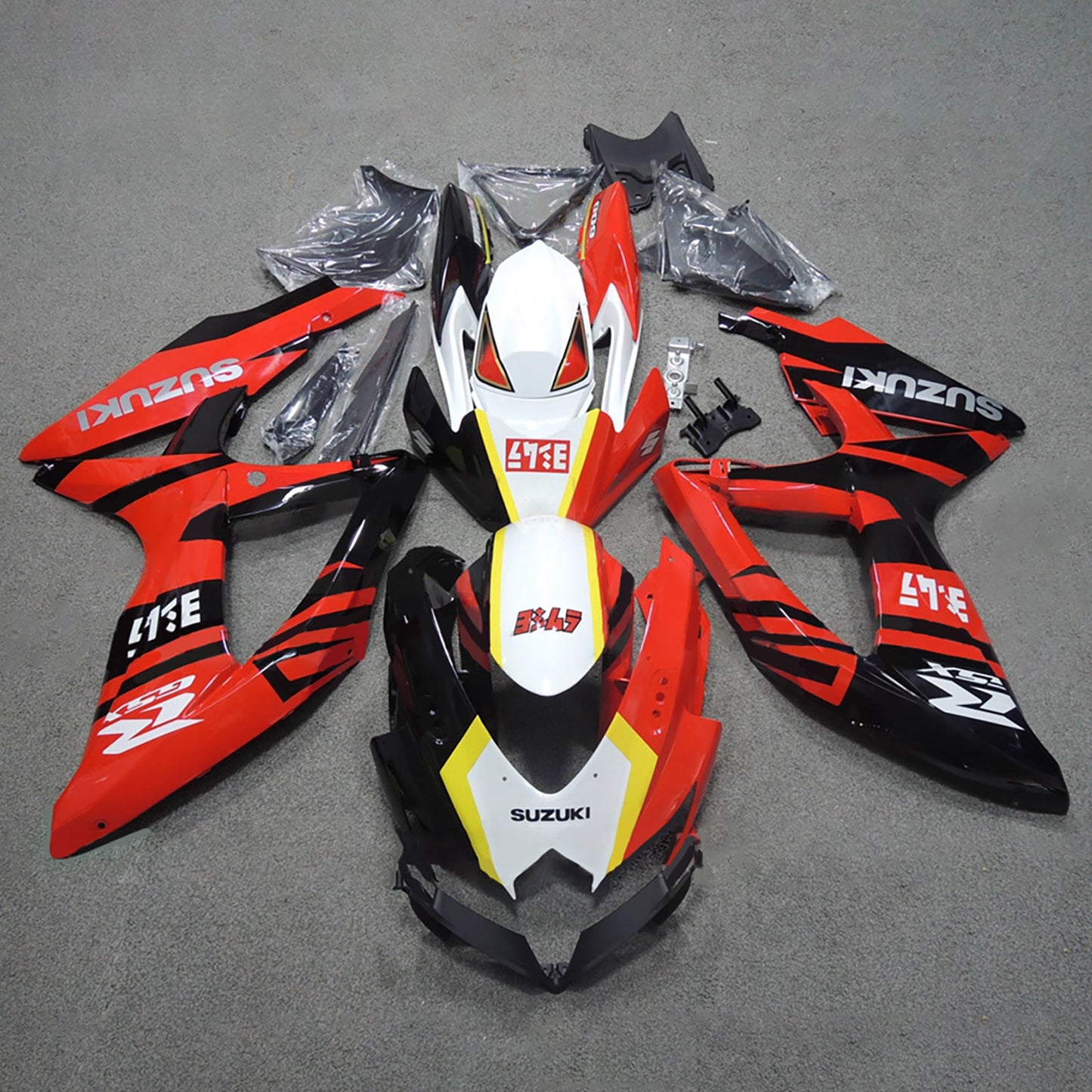 Kit carenatura iniezione plastica ABS per Suzuki GSXR 600/750 2008-2010 K8