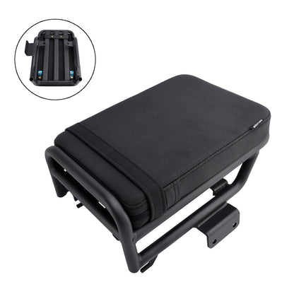 Cuscino passeggero posteriore per HONDA CT125 huntercub 125 2020-2023, piatto, in poliuretano, nero