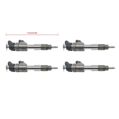 Iniettori carburante 4 pezzi per Fiat Ducato 2.8 JTD Diesel 2000-2009 0986435501