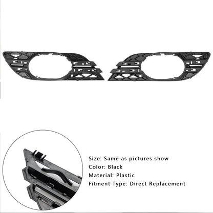 Mercedes Benz Classe E W211 E280 4Matic 2 pezzi Set di finiture per fendinebbia 2118850822 MB1038115
