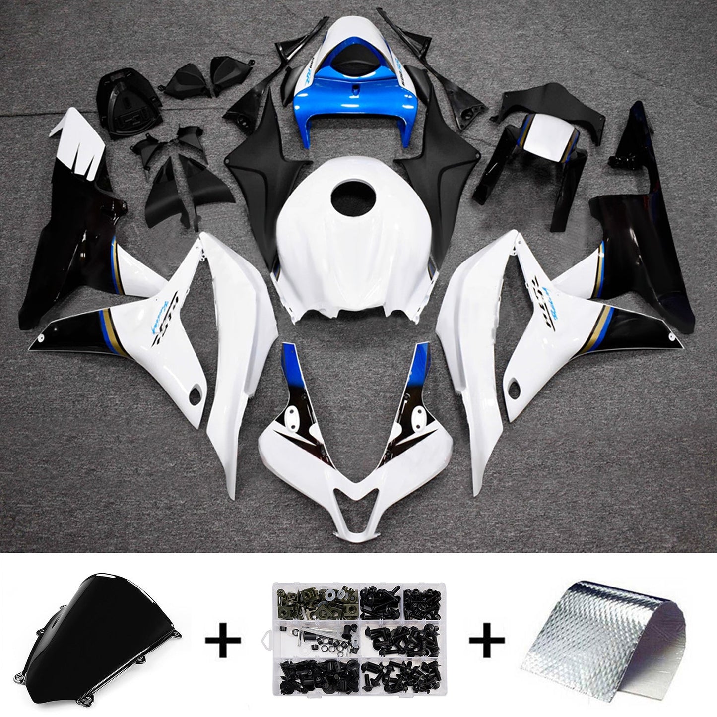 Kit di carene in plastica ABS stampate a iniezione per Honda CBR600RR 2007-2008 F5