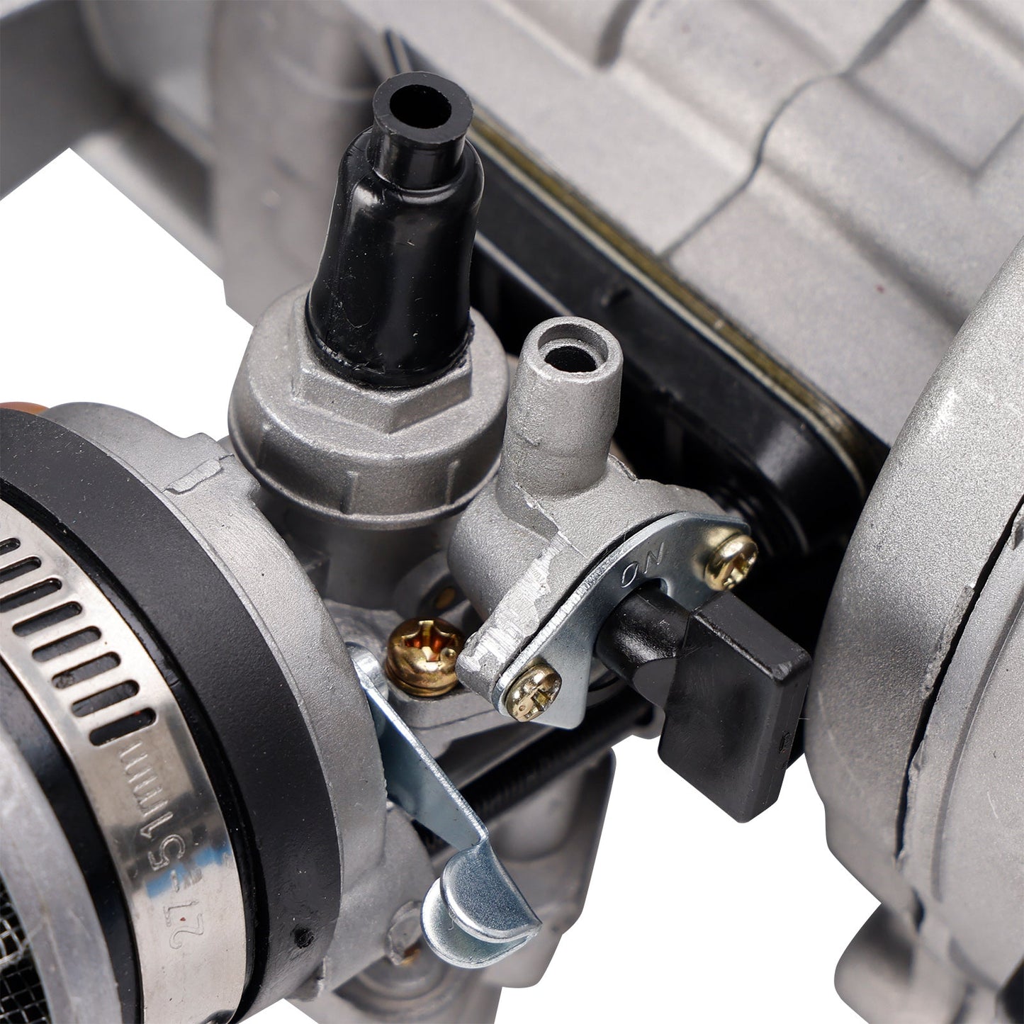 Motore a benzina a 2 tempi da 49 cc con avviamento elettrico per mini quad da cross