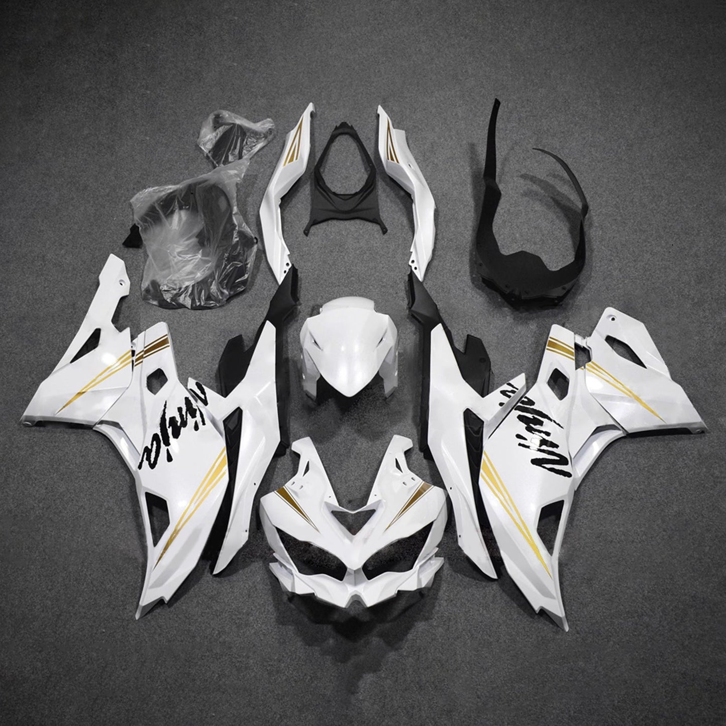 Kit carenatura iniezione adatto per Kawasaki Ninja ZX-25R ZX-4R ZX-4RR 2019-2026