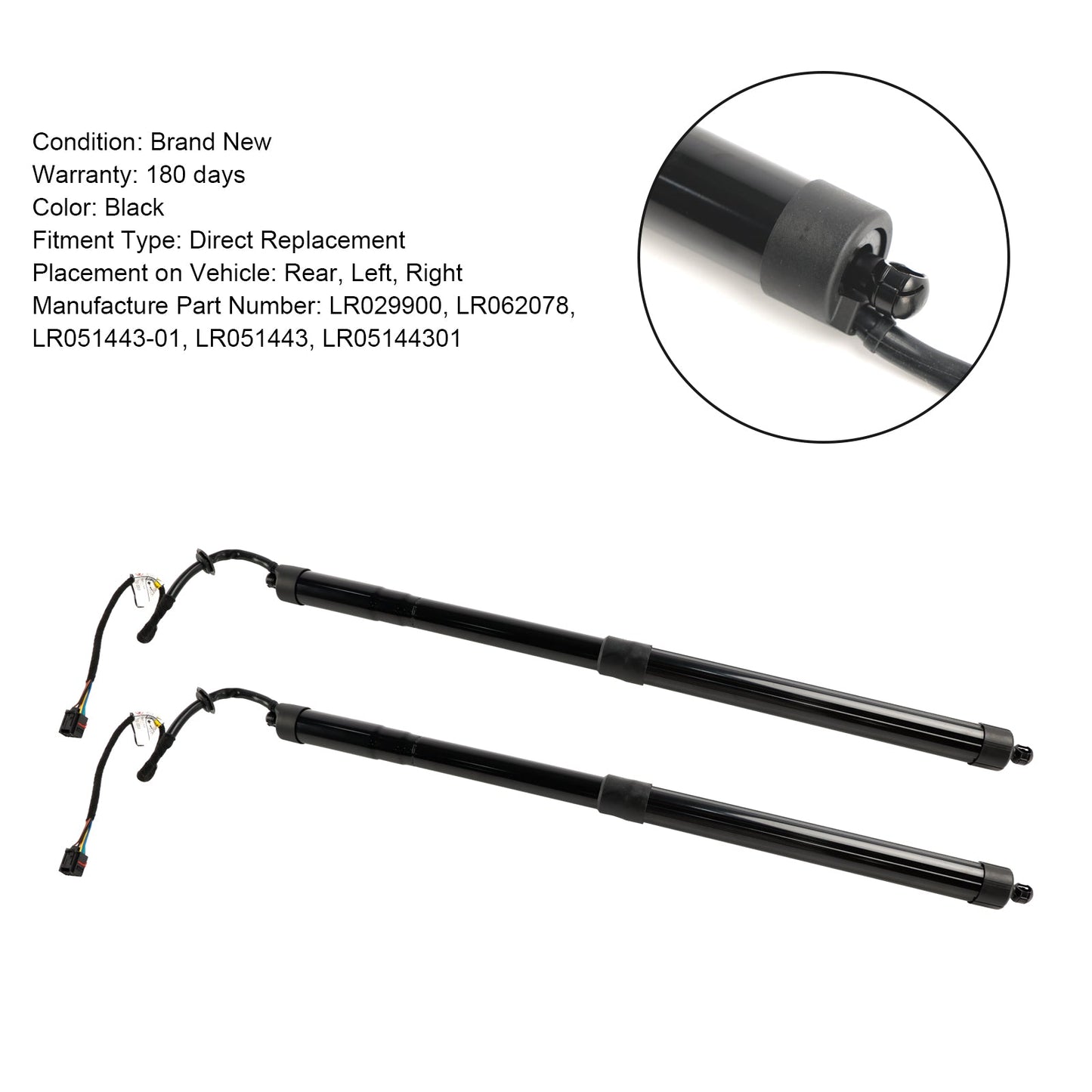 Land Rover Range Rover Sport L320 2010-2013 2010-2013Range Rover Sport L320 2 pezzi ammortizzatore a gas portellone elettrico LR051443