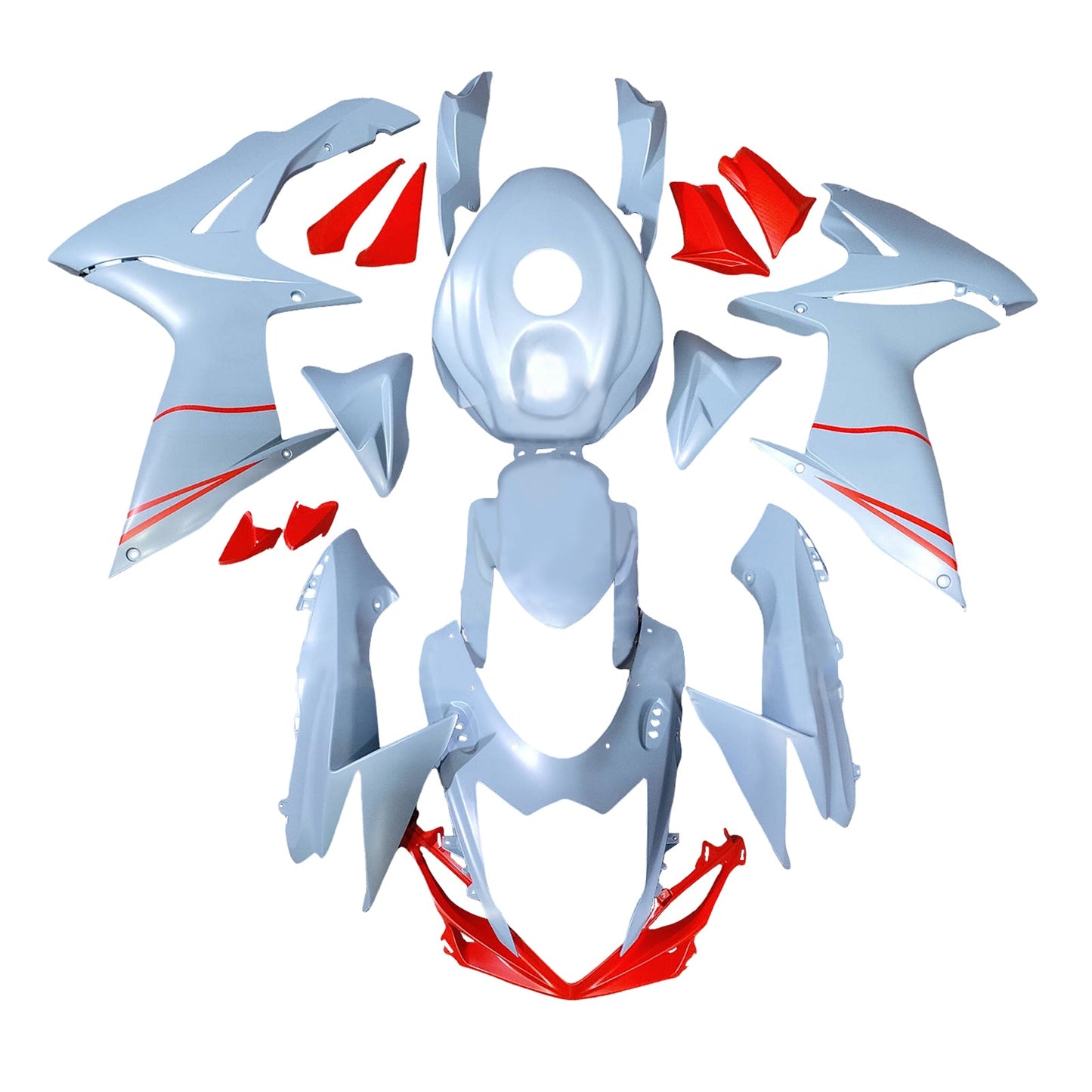 Kit carenatura iniezione plastica ABS per Suzuki GSXR 600/750 2011-2025 K11