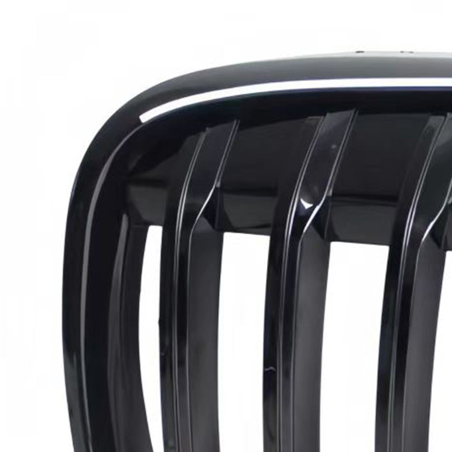 Griglia anteriore a doppio rene nera lucida, compatibile con BMW X1 F48 F49 2016-2019 (2 pezzi).