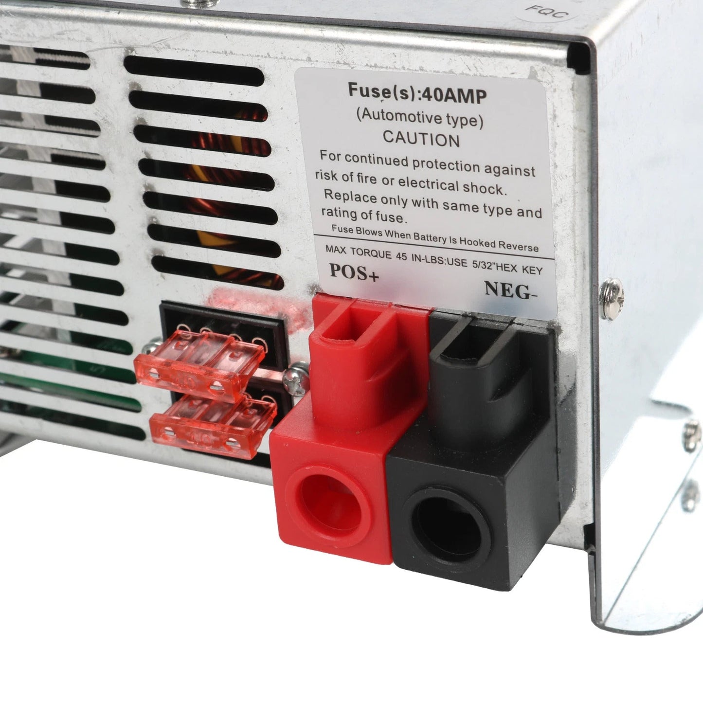 Caricabatterie convertitore WF-9875 da 75 Ampere con uscita CC, caricabatteria convertitore montato sul ponte