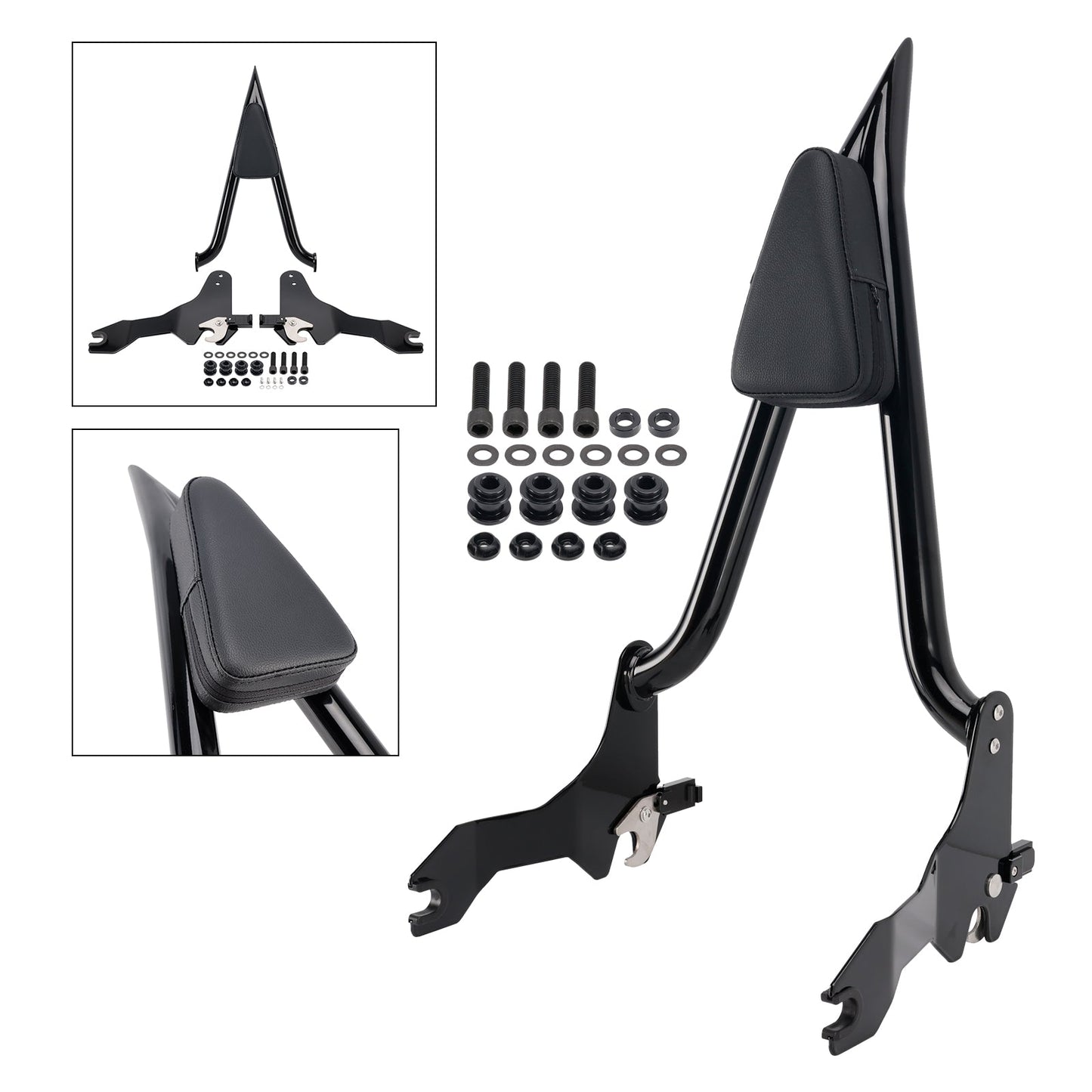 Schienale Sissy Bar passeggero per Low Rider FXLR FXLRS FXLRST FXRST Sport Glide FLSB 2018+