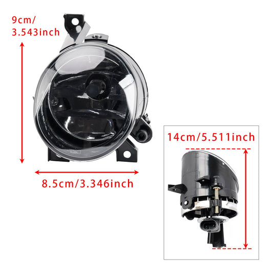 1 pz. Fendinebbia anteriore sinistro per Volkswagen Polo 2010-2014 Tiguan 2008-2011