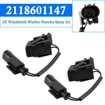 2X Ugelli lavavetri Getto di spruzzo per Mercedes-Benz W203 W208 2118601147