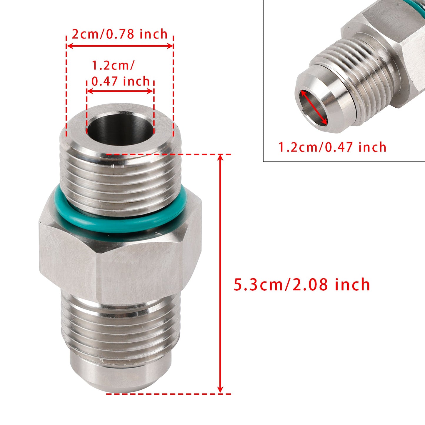 Raccordo valvola di ritegno carburante dritto pompa carburante 042211 3348332 per Cummins N14