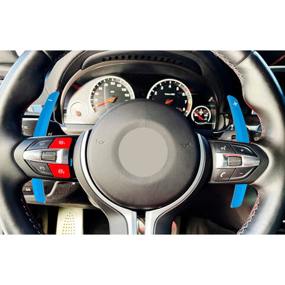 Estensione del cambio al volante per BMW Serie F F30 F31 F32 F10 X3 X5 Alluminio Blu