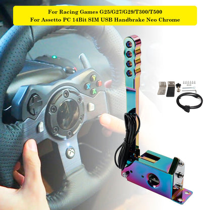 Per giochi di corse G25/G27/G29/T300/T500 Per Assetto PC 14Bit SIM USB Handbrake