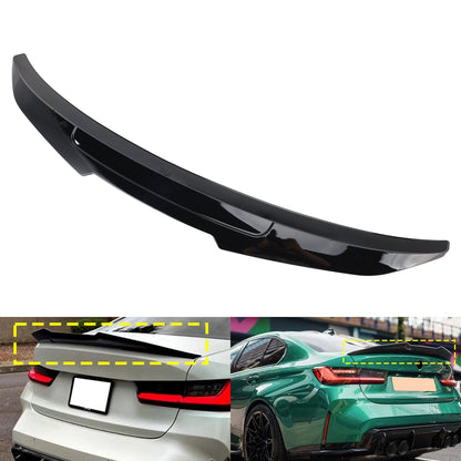 Spoiler posteriore nero lucido per BMW Serie 3 G20 G80 19-25 PSM Style