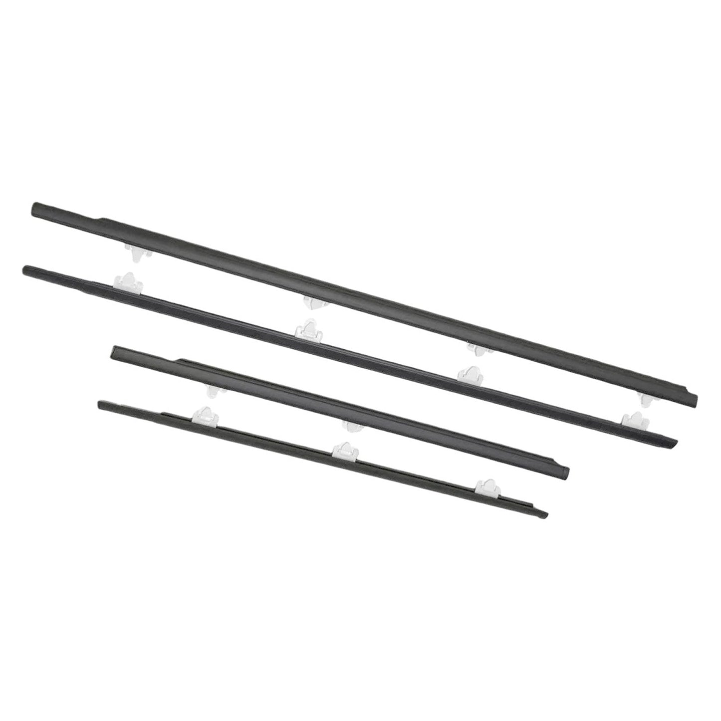 4 guarnizioni per finestrini per Nissan Sunny B13 1991-1994