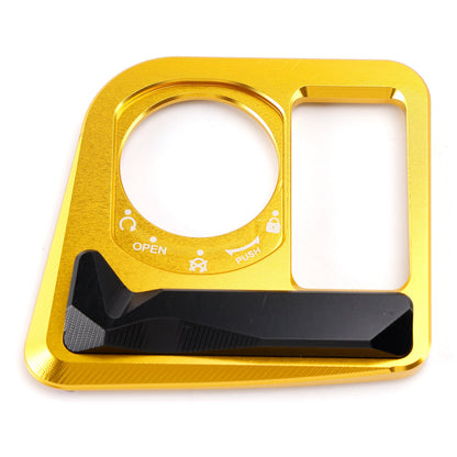 Coperchio interruttore di accensione in alluminio color oro per Honda PCX125 PCX160 2021-2024