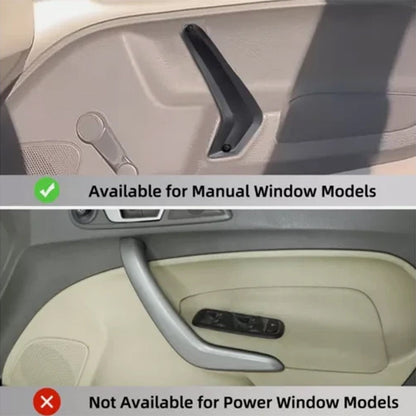 Maniglia di trazione interna della portiera destra della Ford Fiesta 2011-2020, alzacristallo manuale
