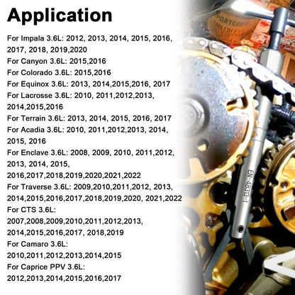 2 pezzi di attrezzo per il fermo della catena di distribuzione per Chevy Camaro Impala 3.6L EN-48313-1