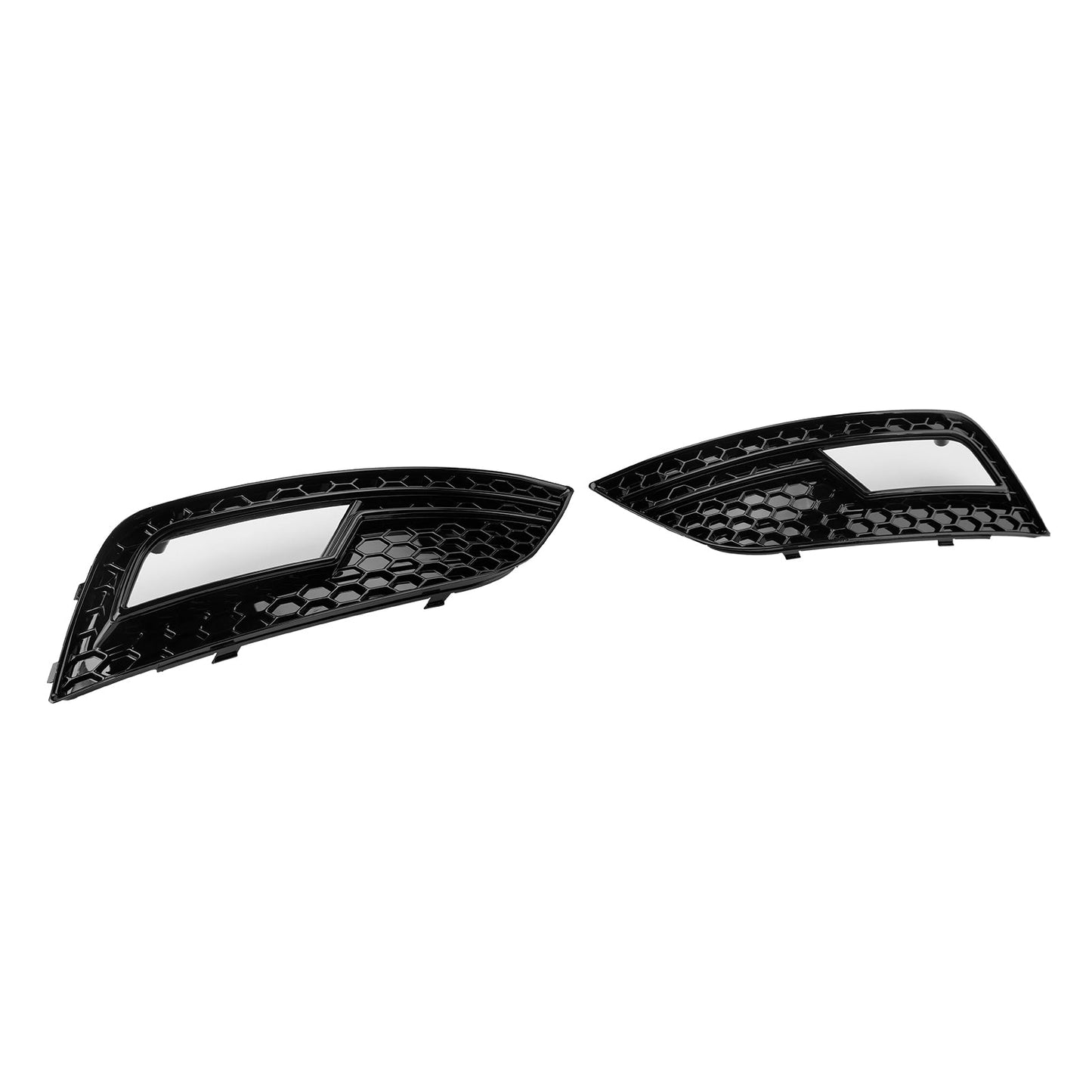 Griglia di copertura fendinebbia nera Audi A4 B8.5 2013-2015, paraurti standard