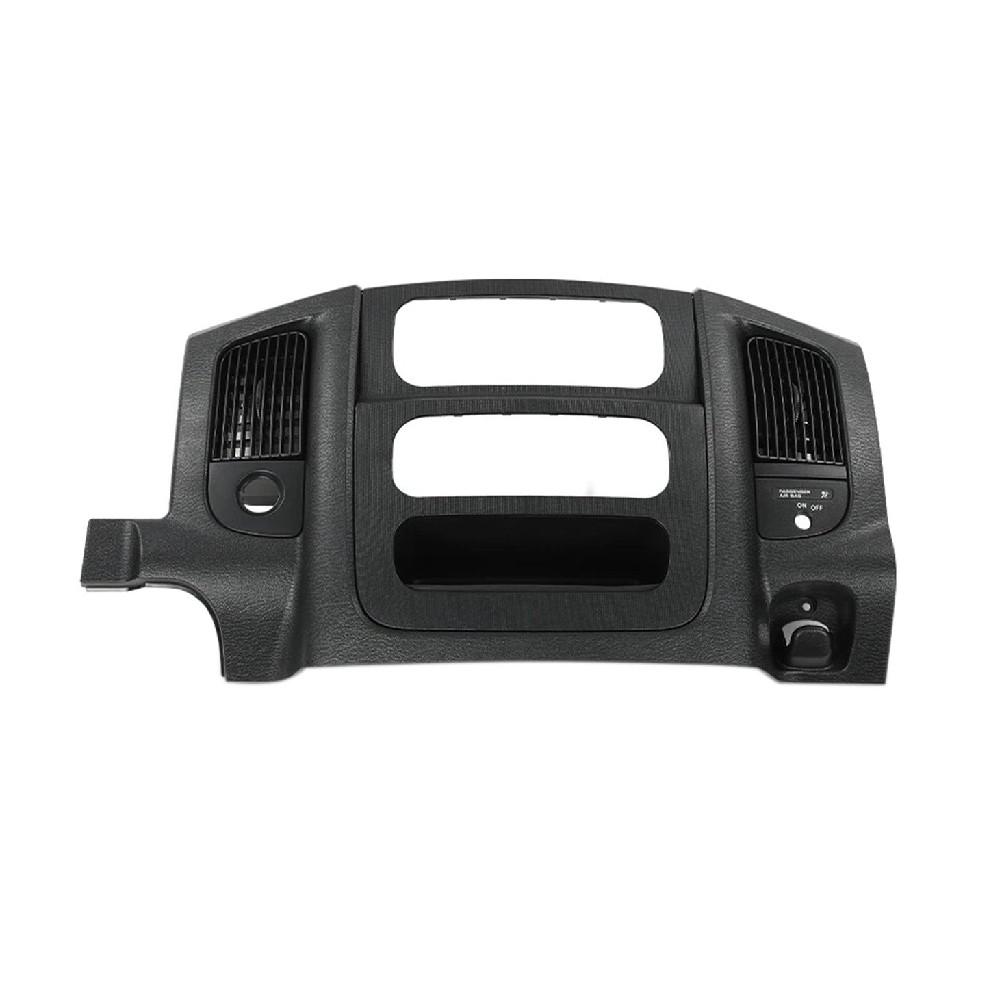 Pannello di rivestimento della bocchetta dell'aria del cruscotto centrale Dodge Ram 1500 2002-2005, nero
