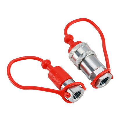 Giunti idraulici a sgancio rapido da 1/4"" NPT ISO 7241-A