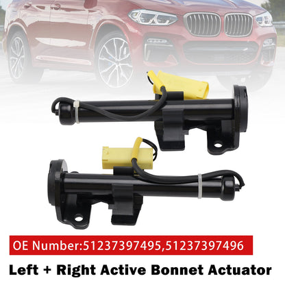 Attuatore cofano attivo sinistro + destro 51237397495 per BMW X3 G01 X4 G02 2017-2020