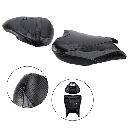 Kit cuscini passeggero Raider anteriori e posteriori per Suzuki GSX1300R 2022-2024, colore nero.