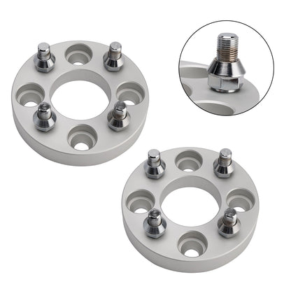 Kit distanziali per ruote da 1"" con cavo per dadi ruota per carrelli da golf, argento per Yamaha Club Car Ezgo