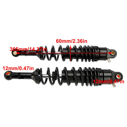 Ammortizzatori pneumatici con sospensione posteriore Honda Hunter Cub CT125 JA55 JA65 da 365 mm