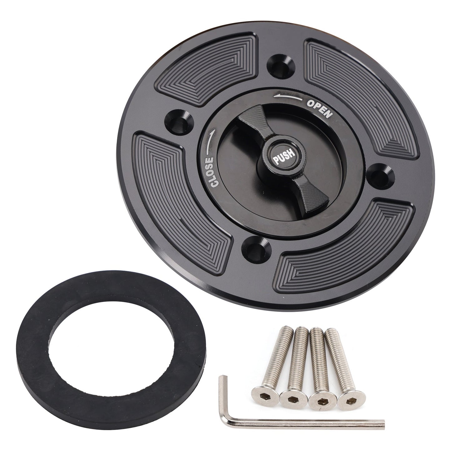 Tappo serbatoio carburante a sgancio rapido per Kawasaki ZX-10R ZX10R 2021 2022 2023 2024 2025