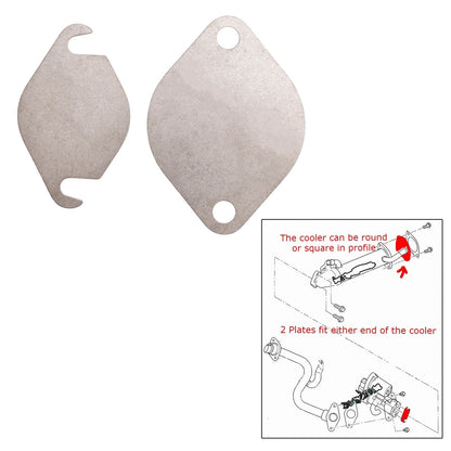 Piastra di chiusura valvola EGR per Ford MK7 Transit 2.2 2.4 TDCi per Land Rover 2.4