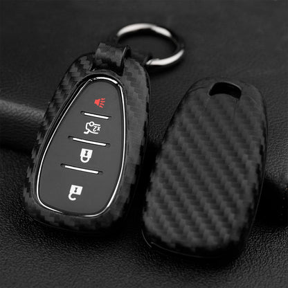 Custodia in similpelle e silicone per chiave auto con fibbia per Chevrolet