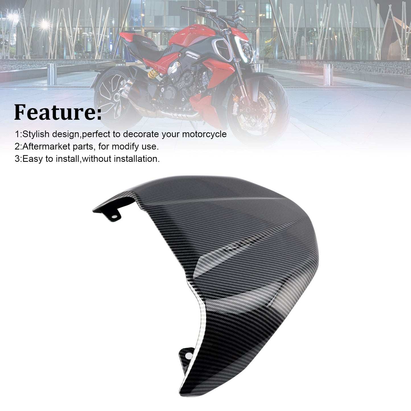 Copertura sella posteriore per Ducati Diavel V4 2023-2024