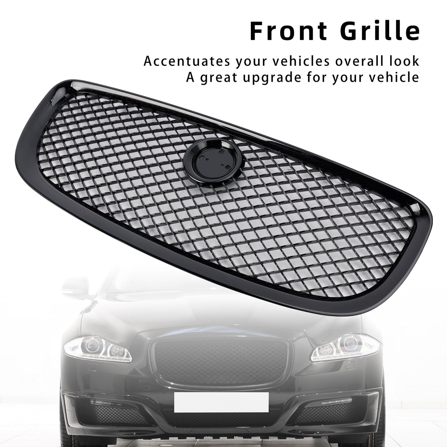 Griglia paraurti anteriore Jaguar XJ Gloss Black 2010-2015