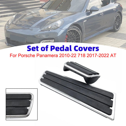 Set di pedali, copripedali per Porsche 718 Cayman Boxster 2017-2022 AT