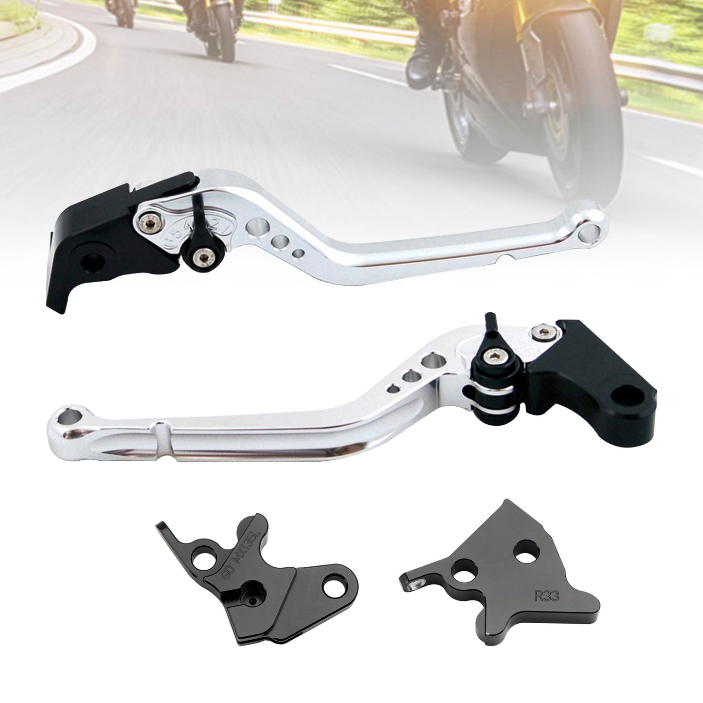 Leva frizione freno lunga YAMAHA YBR125 2005-2014