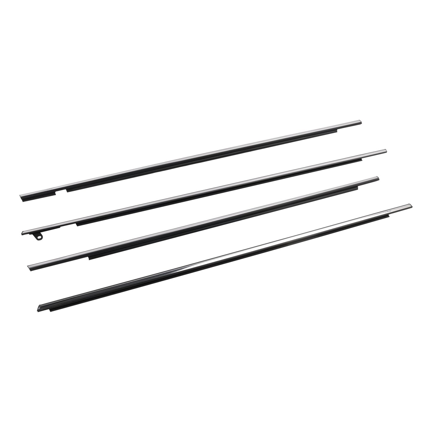 Guarnizione per modanatura esterna per finestrino cromata Toyota Venza 2009-2016 4 pezzi 757120T010