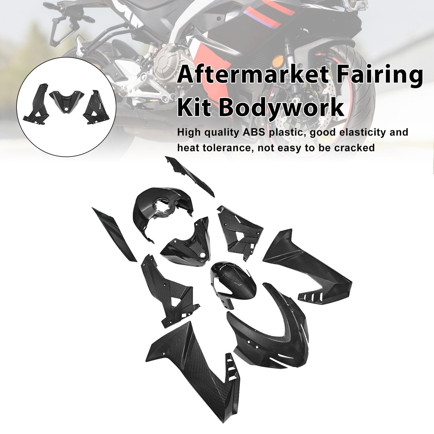 Kit carenatura in plastica ABS per iniezione per Aprilia RS457 2024-2025 01#