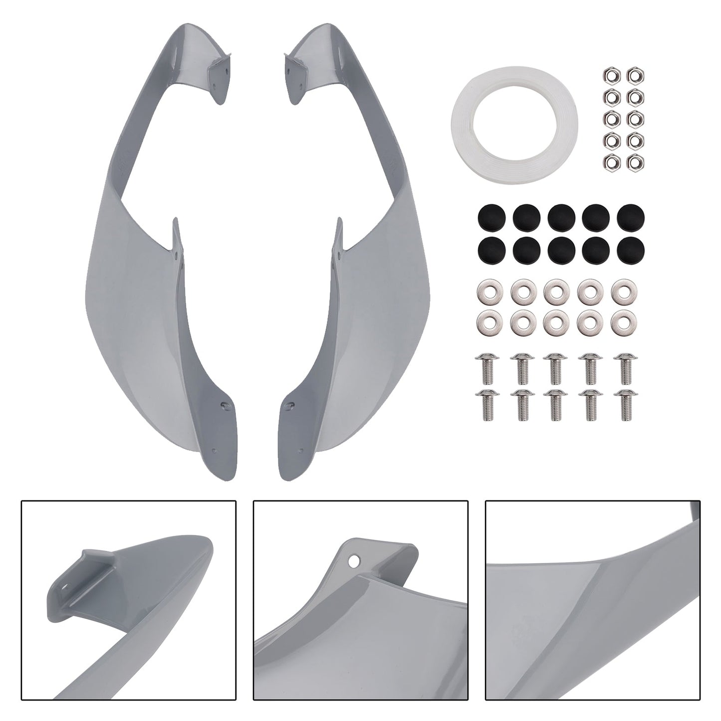 Alette laterali anteriori per Yamaha YZF R1 R1M 2021-2024, spoiler e carenatura