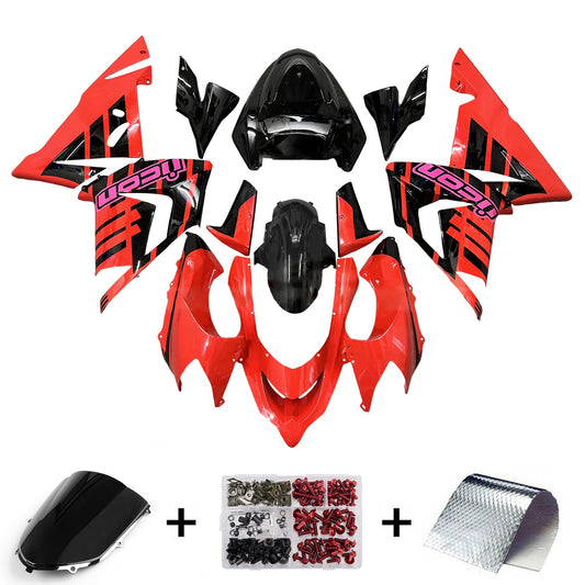 Kit carenatura iniezione in plastica ABS adatto per Kawasaki ZX10R 2004-2005