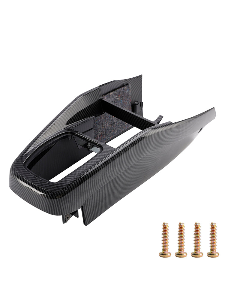 Rivestimento per console centrale auto VW Golf Jetta 1999-2005 1J1863201D con motivo in fibra di carbonio