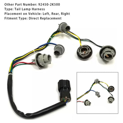 Cablaggio fanale posteriore sinistro o destro Kia Soul 2011-2013 SENZA LED 92450-2K500