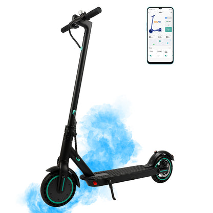 8,5 "Scooter elettrico pieghevole con app 350W 35 km Range 30 km/h Città pendola