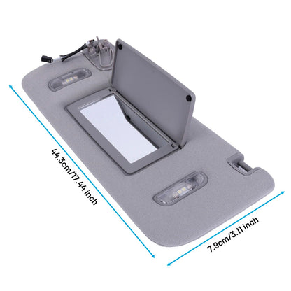 Visiera parasole sinistra grigia 85220-F0100TTX per Hyundai Elantra 16-19