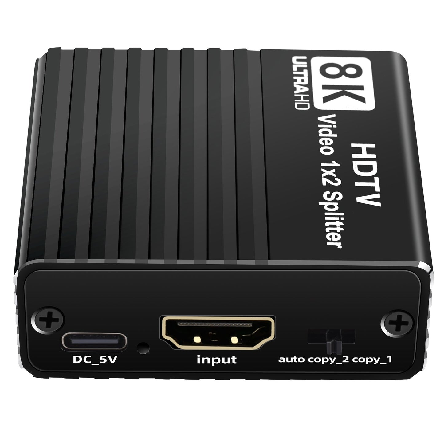 Splitter HDMI 8K 1 a 2 HD2.1 8K60hz/4K120hz/1080P240hz con EDID Splitter 1x2
