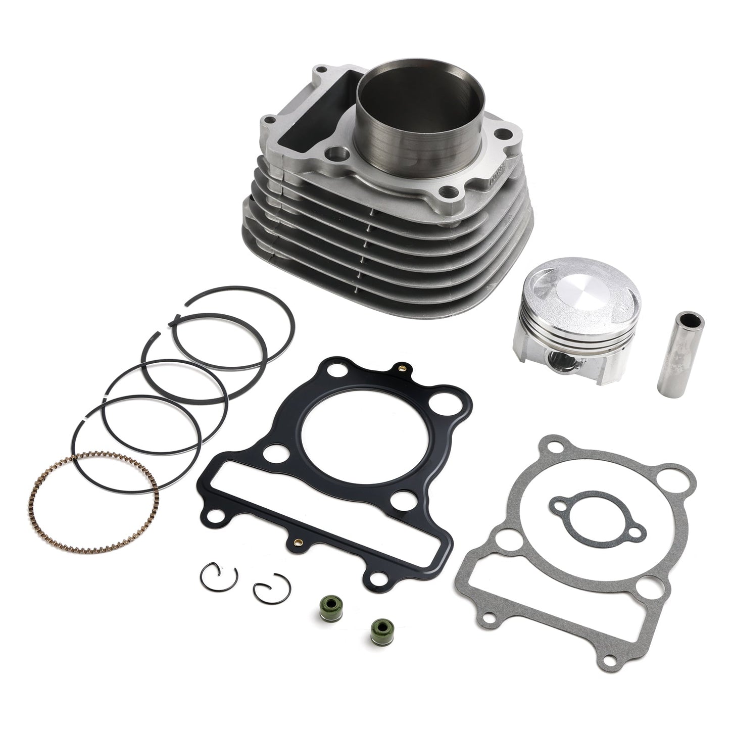 1985-1988 Yamaha BW200/E Big Wheel 200 67mm Cilindro Caraffa Pistone Guarnizione Parte Superiore Kit 21V-11310-00