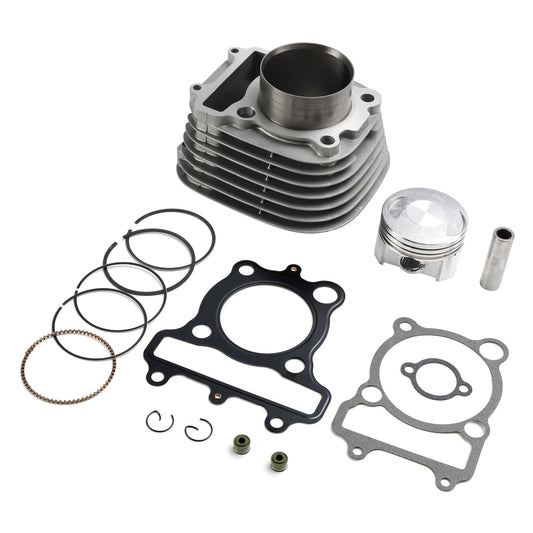 1985-1988 Yamaha BW200/E Big Wheel 200 67mm Cilindro Caraffa Pistone Guarnizione Parte Superiore Kit 21V-11310-00