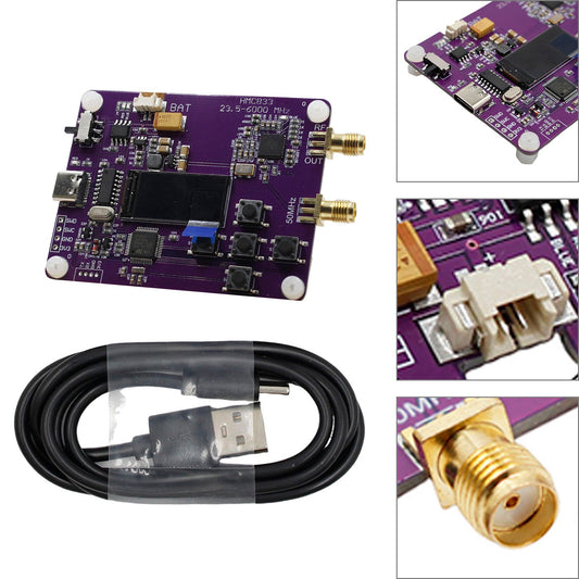 Generatore di segnale RF da 6 GHz, versione tastiera 23,5-6000 MHz, display OLED HMC833