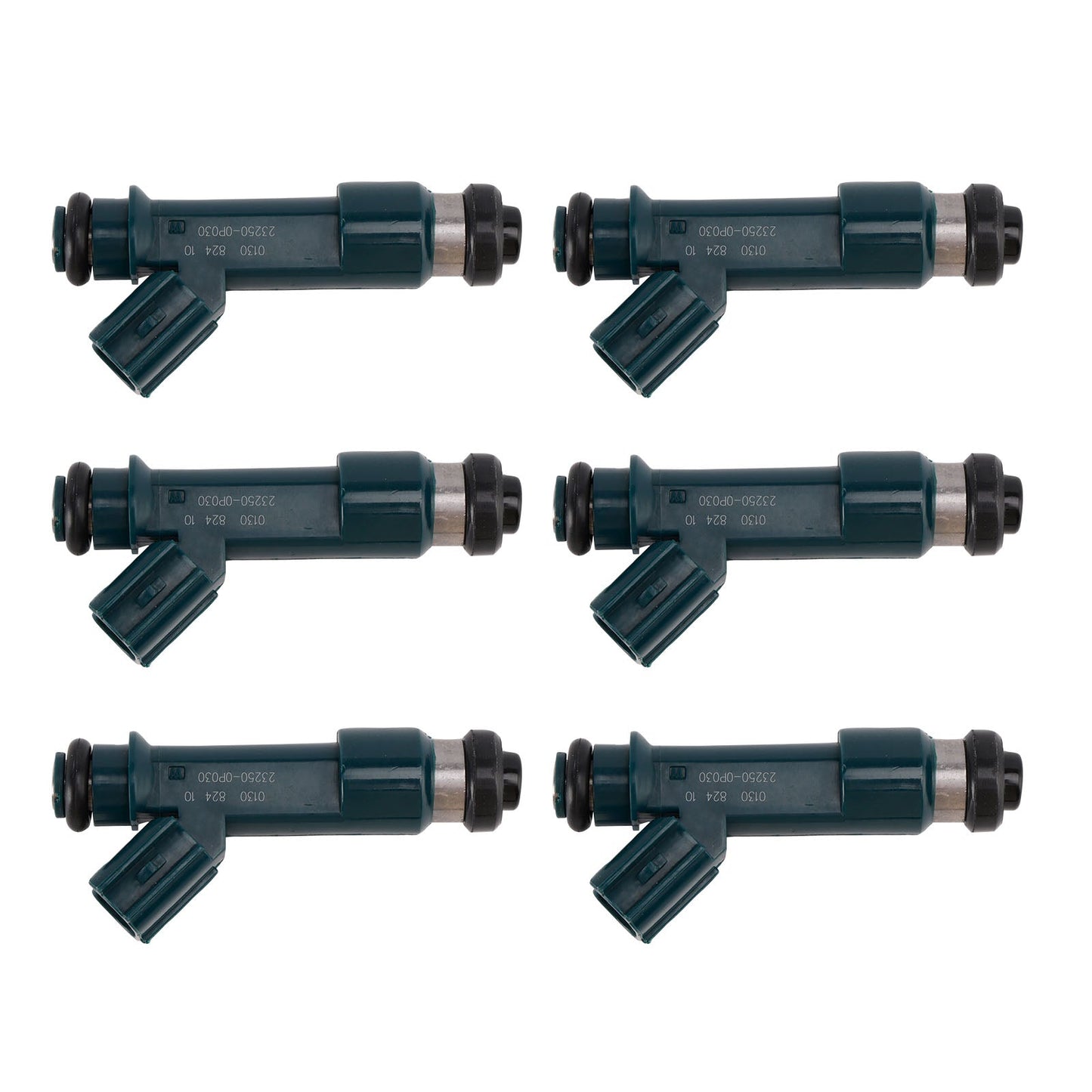 Set di 6 iniettori di carburante per Toyota 4Runner 2003-09 e Tacoma 2005-2015, codice 23250-0P030.